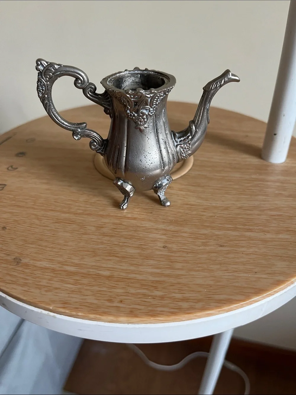 Godinger Silver Ornate Mini Teapot Figurine